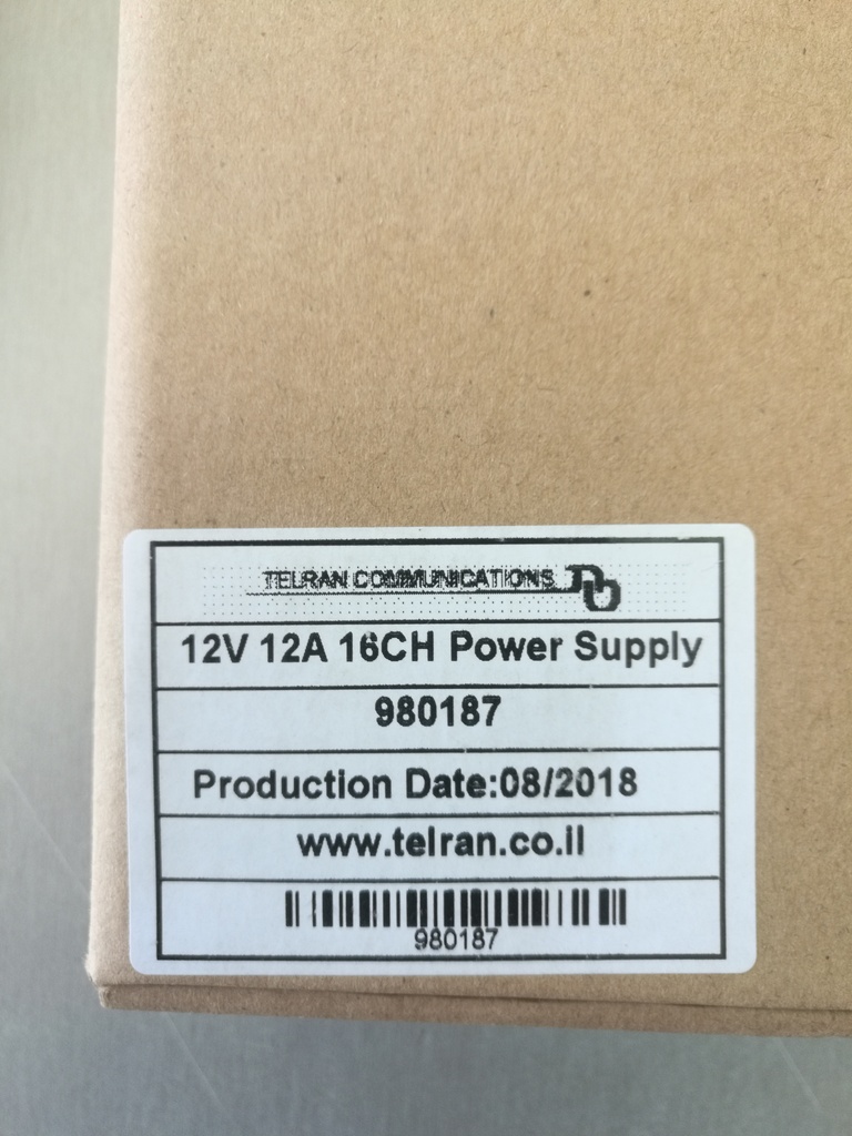 12V 12A 16-Channel Power Supply