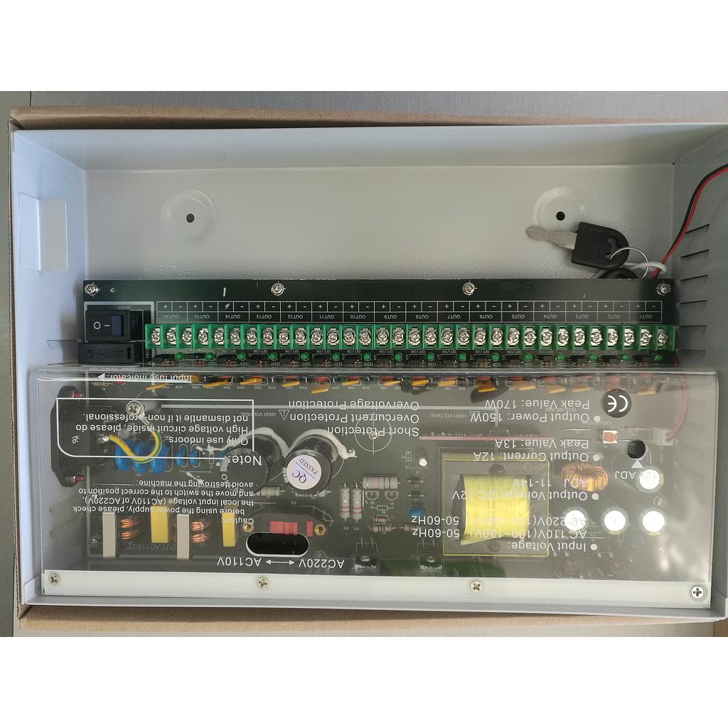 12V 12A 16CH Power Supply Box