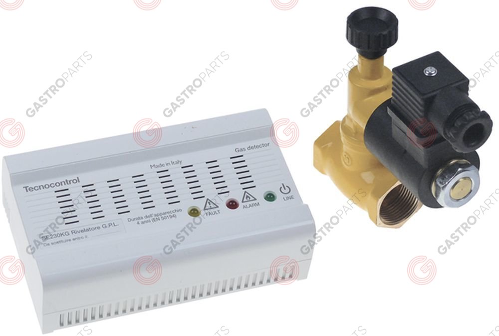 Residential Gas Detector With Relay + Solenoid (Propane)